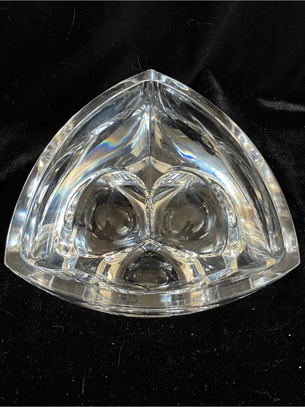 NAMBE "ARCUS" PATTERN CRYSTAL BOWL - RETIRED Heavy